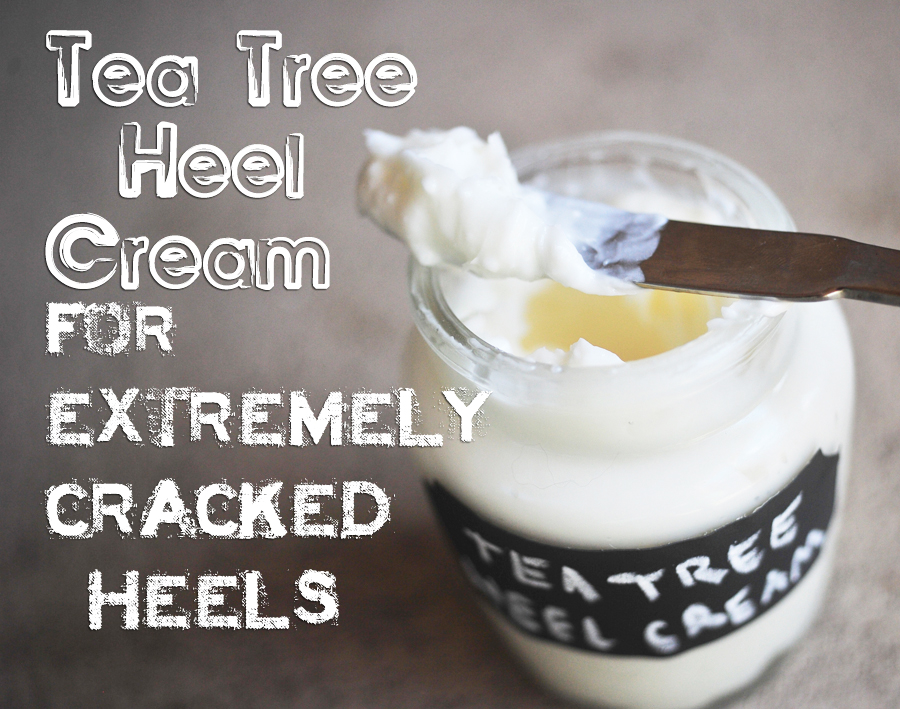 tea tree oil for cracked heels