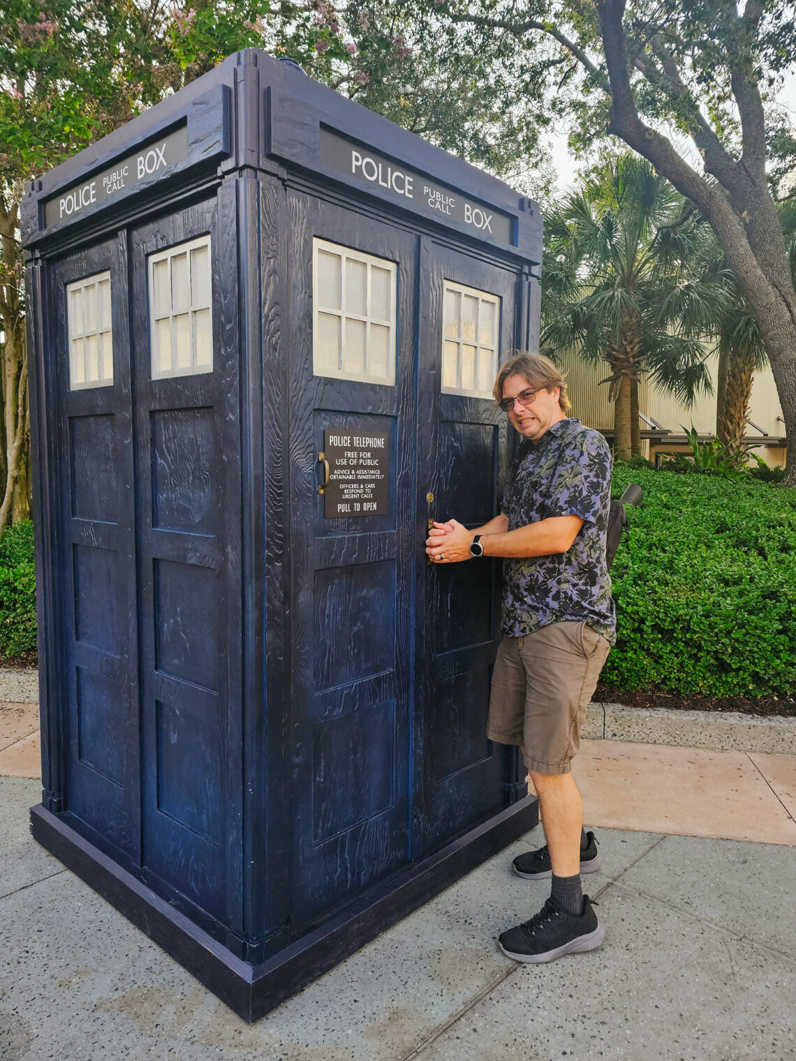 FINALLY! The Iconic TARDIS Lands in Disney Springs at Walt Disney World ...